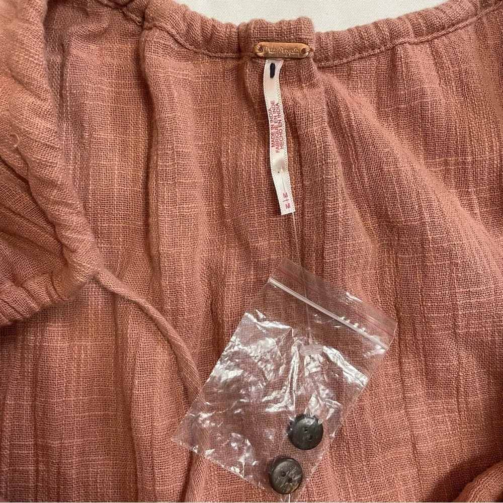 New Free People Stealin' Hearts Cotton Tunic Size M